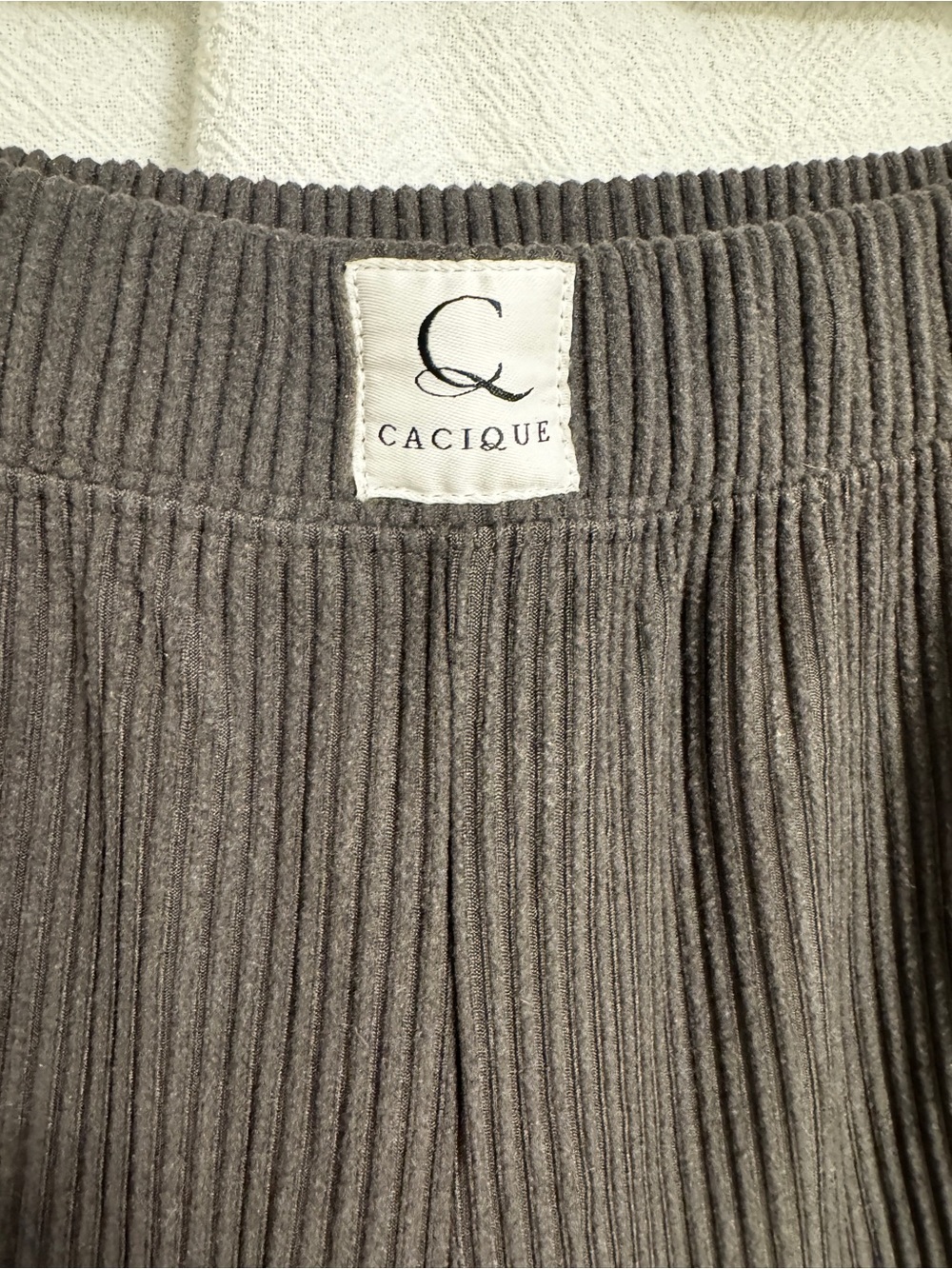 Brushed Rib Wide Leg Sleep Pant - Picture 6 of 7